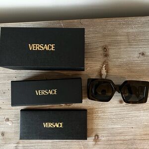 Versace Tortoise Shell Sunglasses